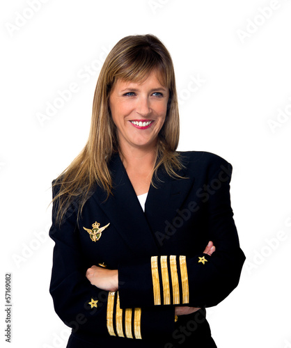 plane pilot woman photo