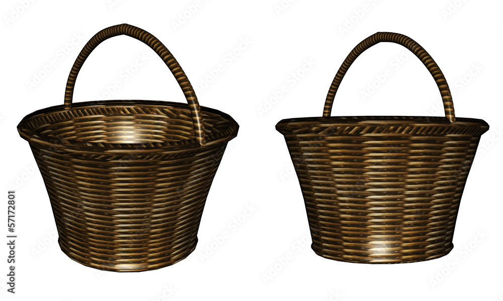 Obraz premium 3d empty basket