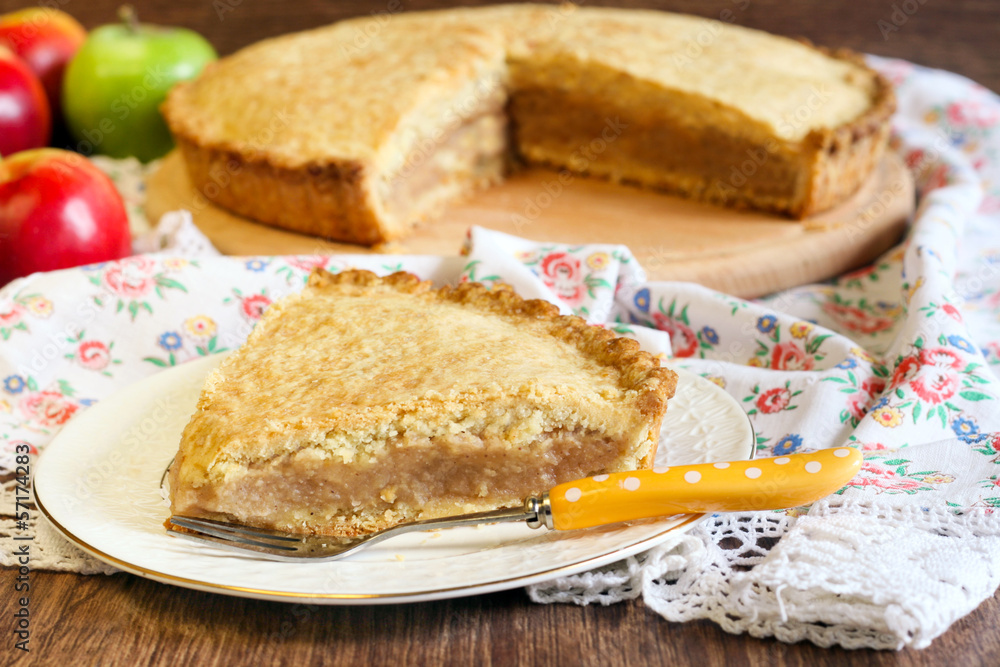 Slice of an apple pie, Slice of an apple pie,