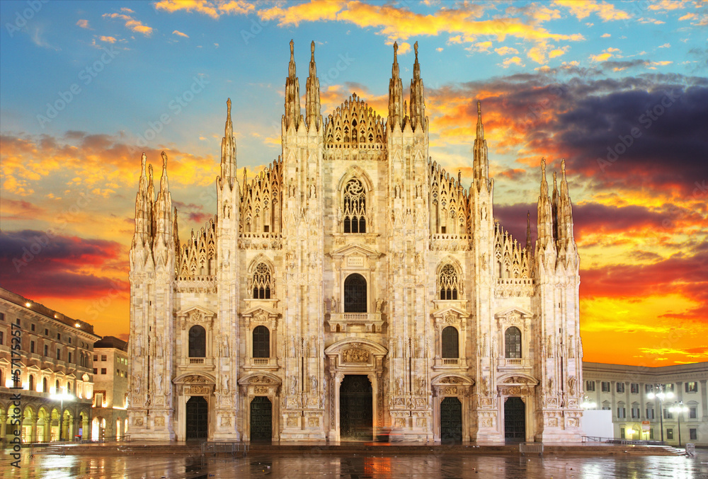 Naklejka premium Mediolan - Duomo