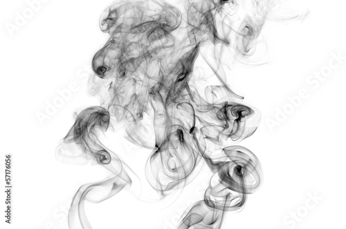 Fototapeta Naklejka Na Ścianę i Meble -  smoke on white