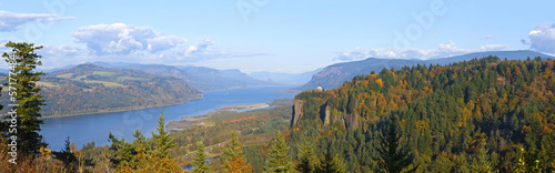 Columbia River Gorge panorama Oregon.