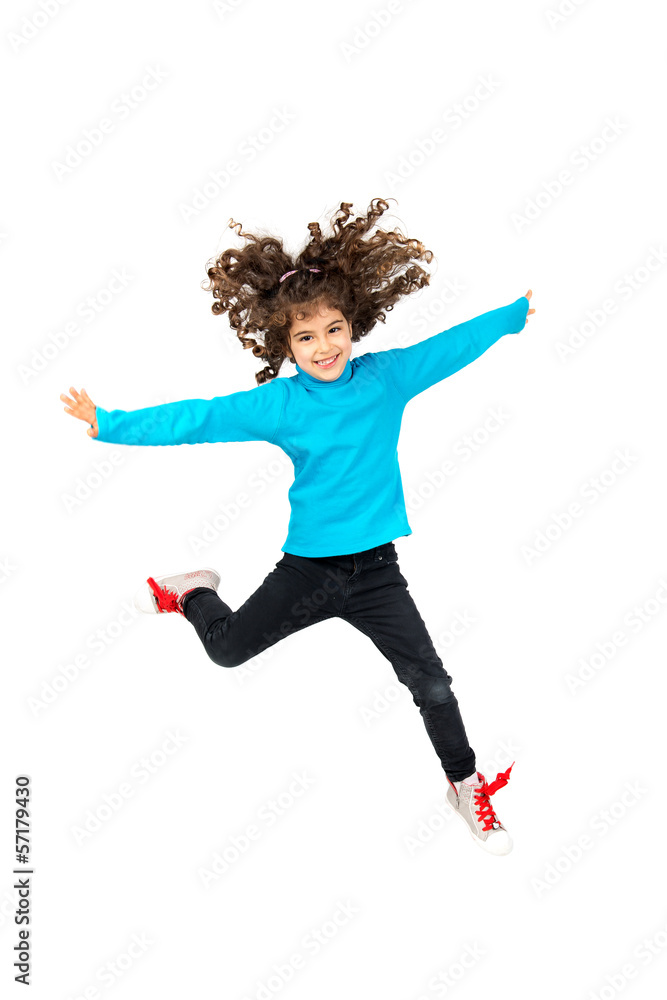 Jumping girl