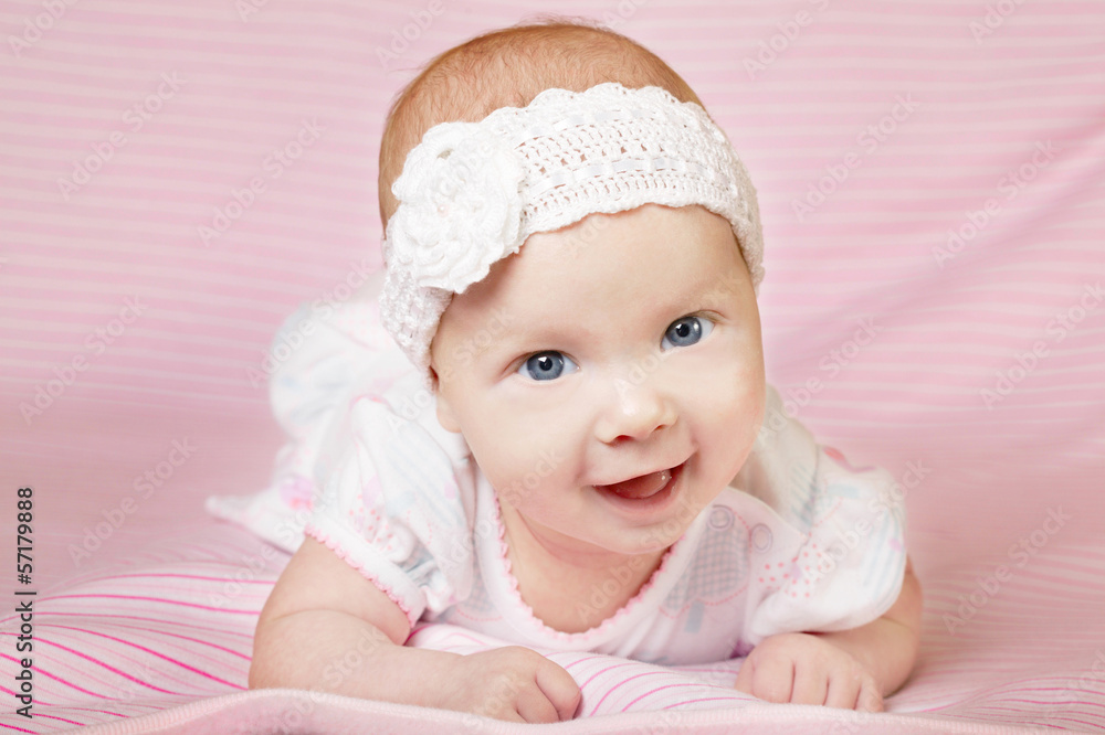 cute happy baby portrait with big eyes cute happy baby portrait with big eyes