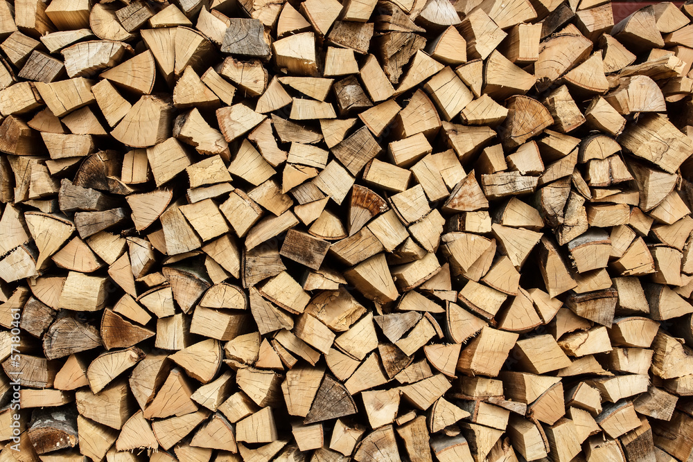Pile of chopped fire wood Pile of chopped fire wood