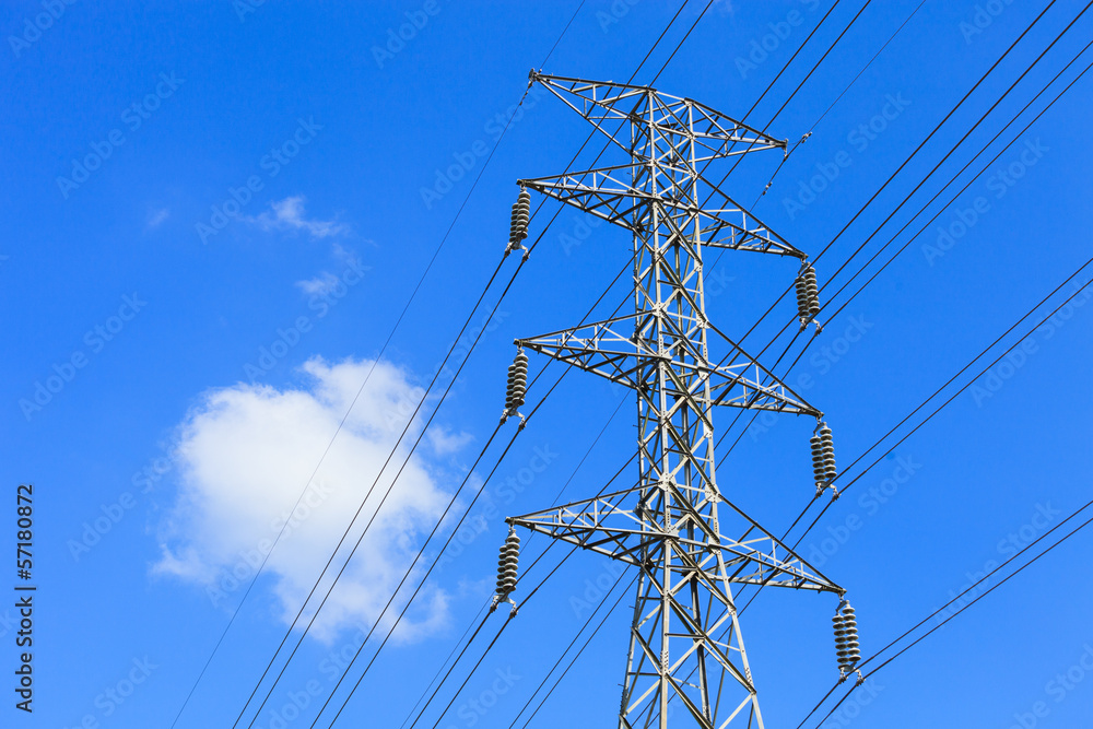 Power transmission tower Power transmission tower