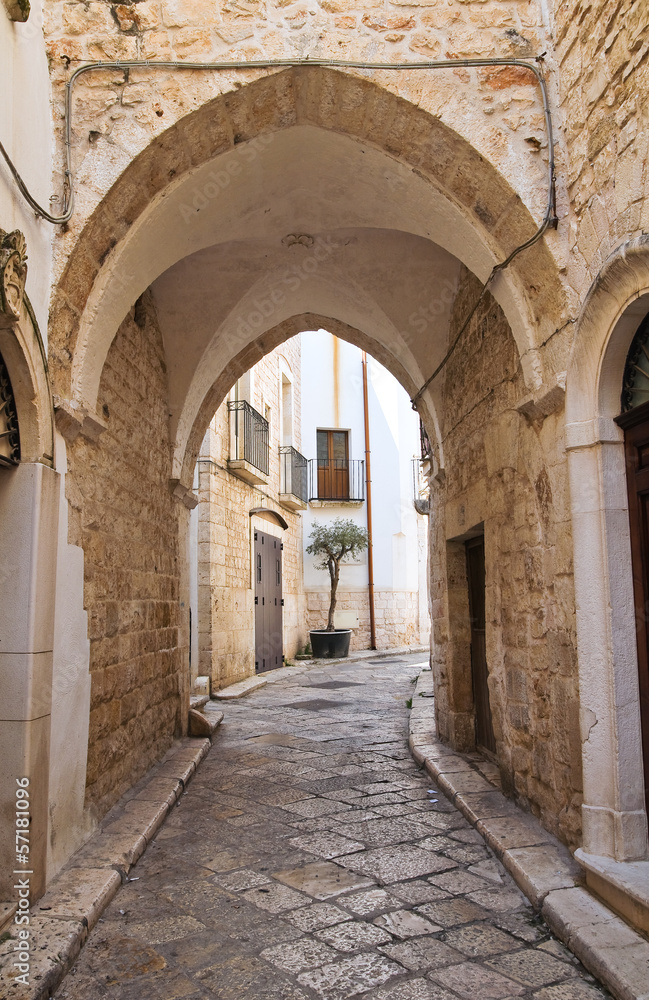 Alleyway. Conversano. Puglia. Italy.