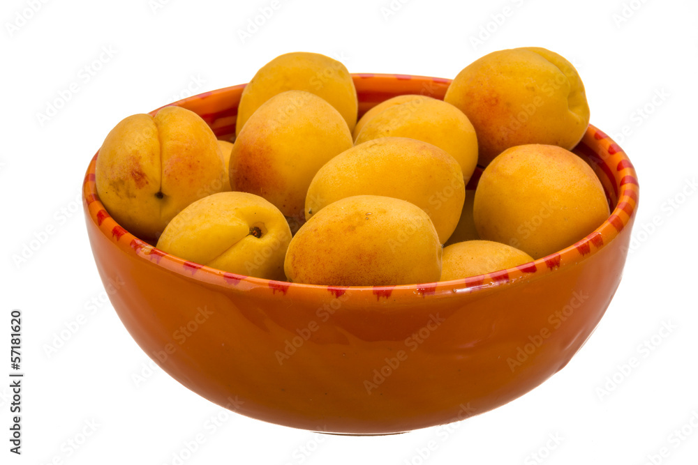 Yellow ripe apricots Yellow ripe apricots