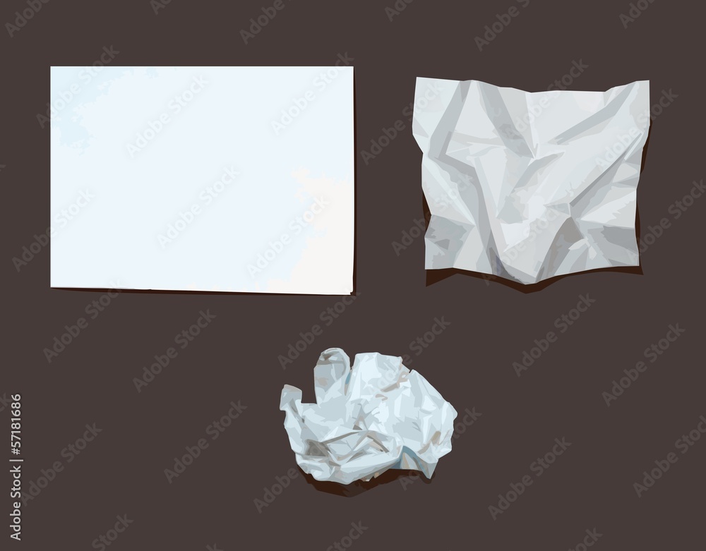 Texture of crumpled paper Texture of crumpled paper