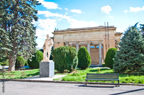 Stalin Museum and monument in Gori in Georgia photo