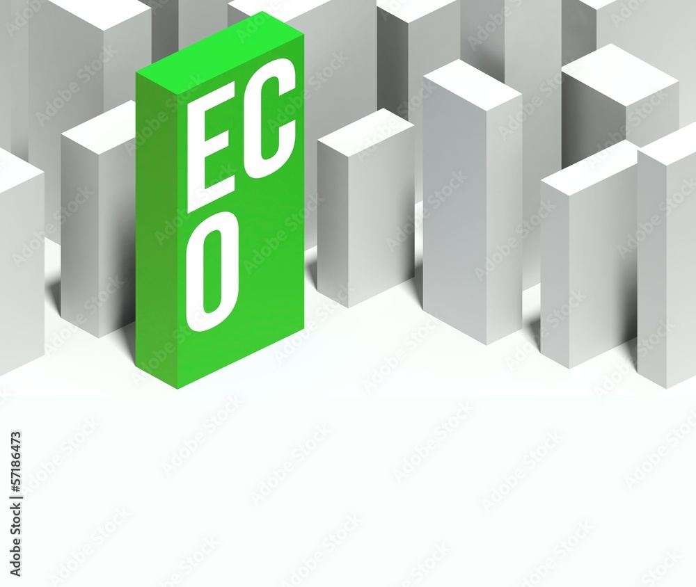 3d eco conceptual of city with distinctive skyscraper 3d eco conceptual of city with distinctive skyscraper