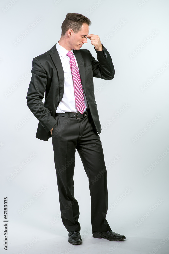 businessman headache