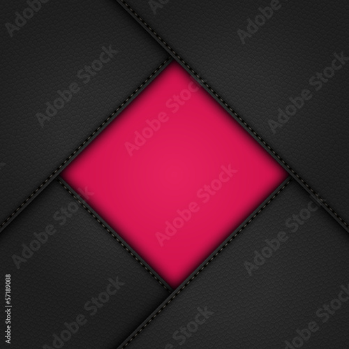 black leather corners on pink2
