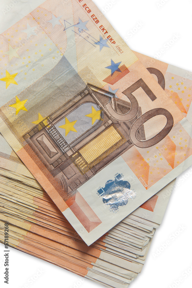 euro banknotes