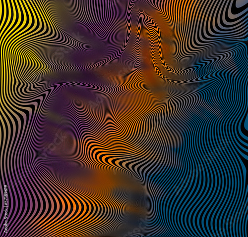 Abstract optical illusion