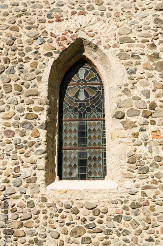 old church window