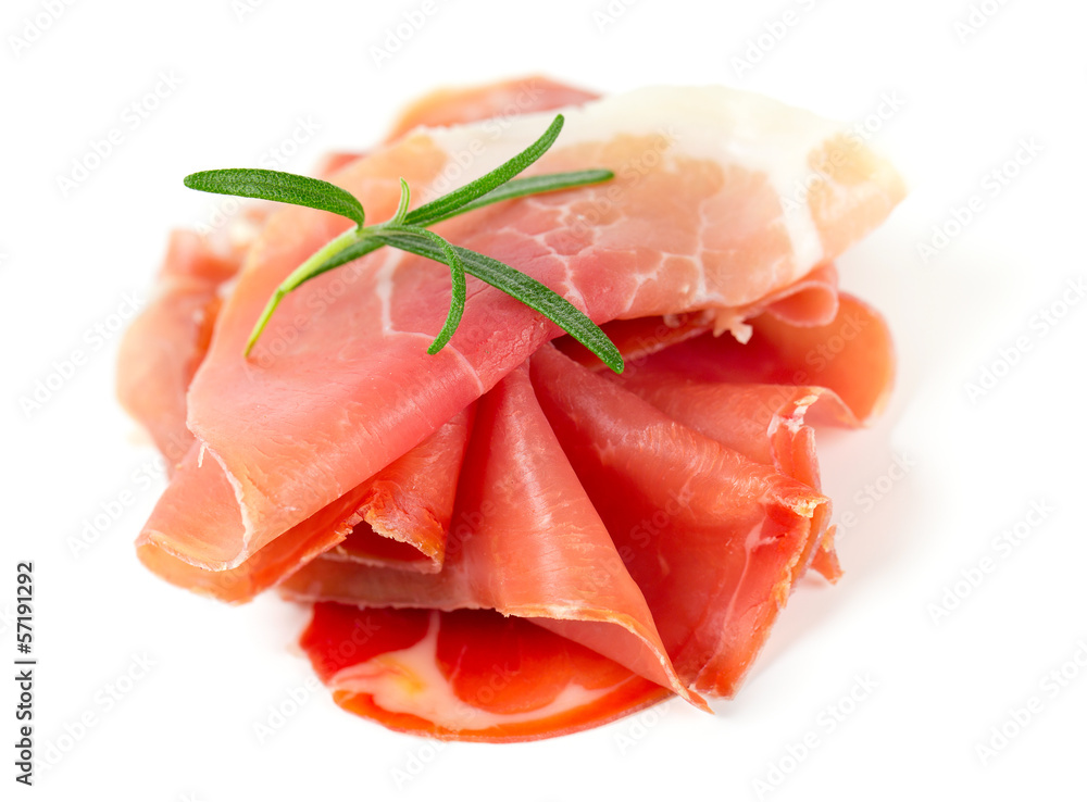 sliced prosciutto