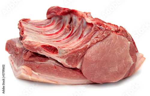 Canvas Print raw fresh meat