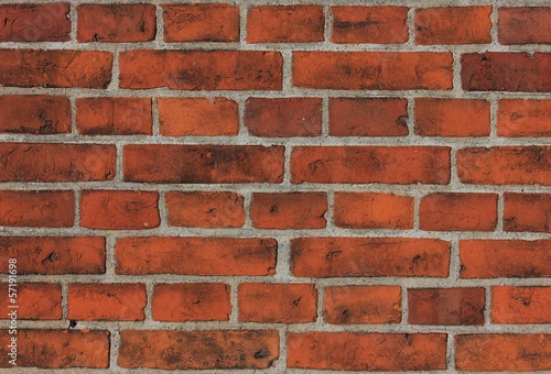 red brick wall