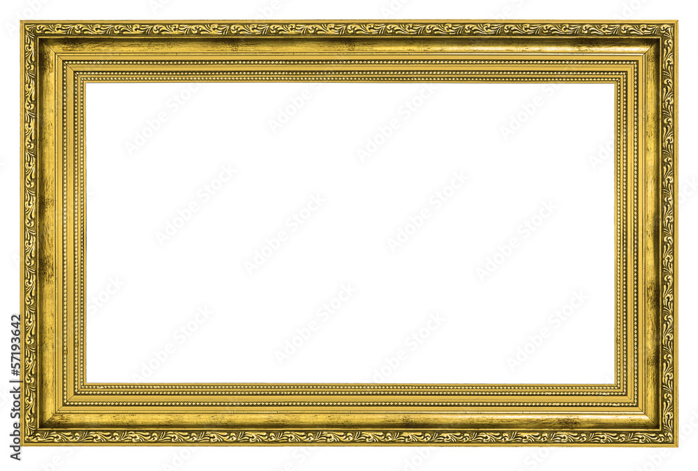 Fototapeta premium gilded frame with thick border