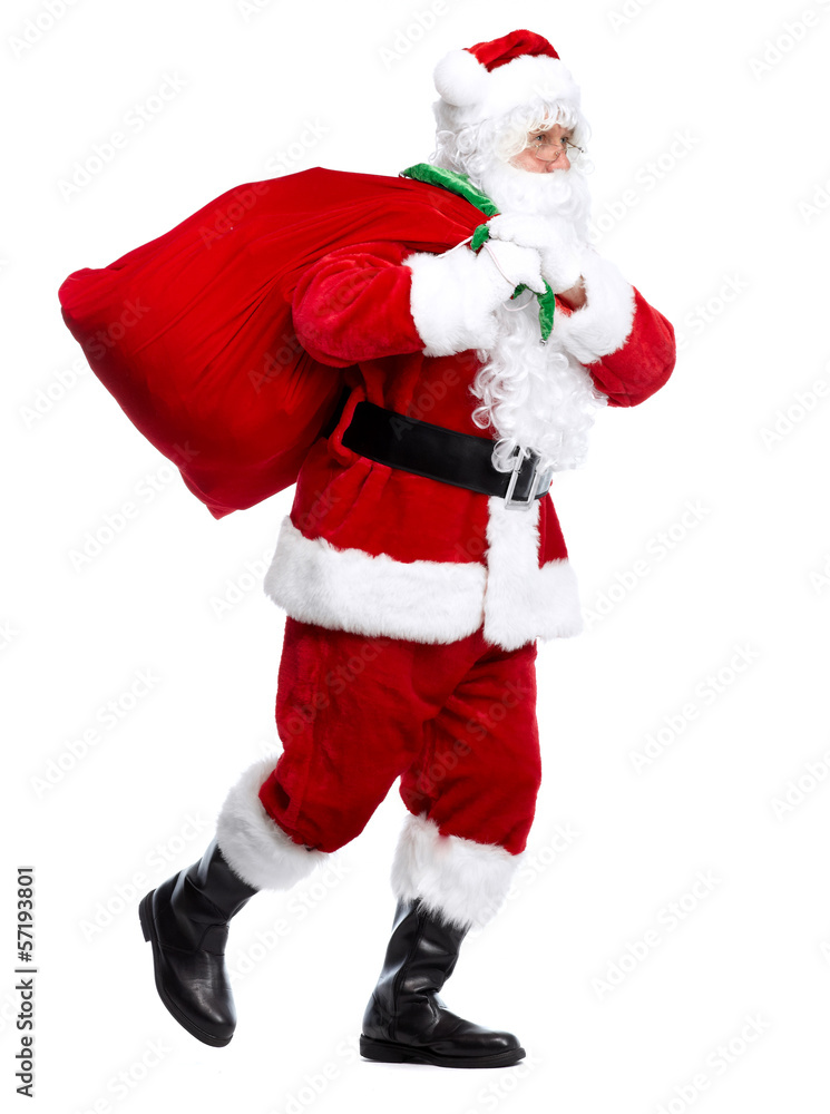 Santa Claus isolated on white. Santa Claus isolated on white.