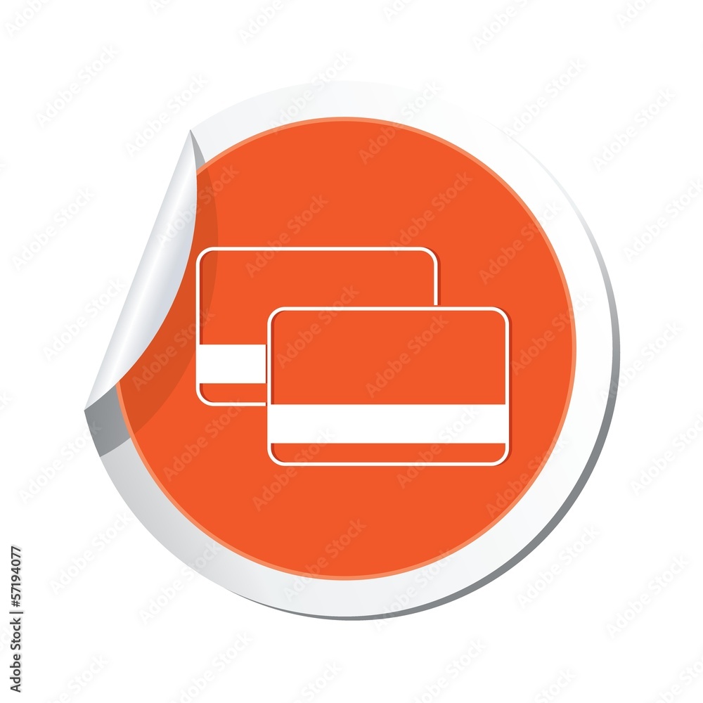 Bank credit cards sign. Vector illustration Bank credit cards sign. Vector illustration