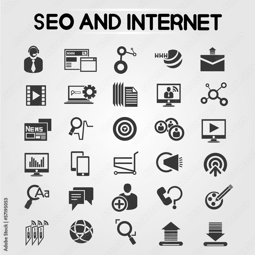 search engine optimization, seo icons, web apps icon