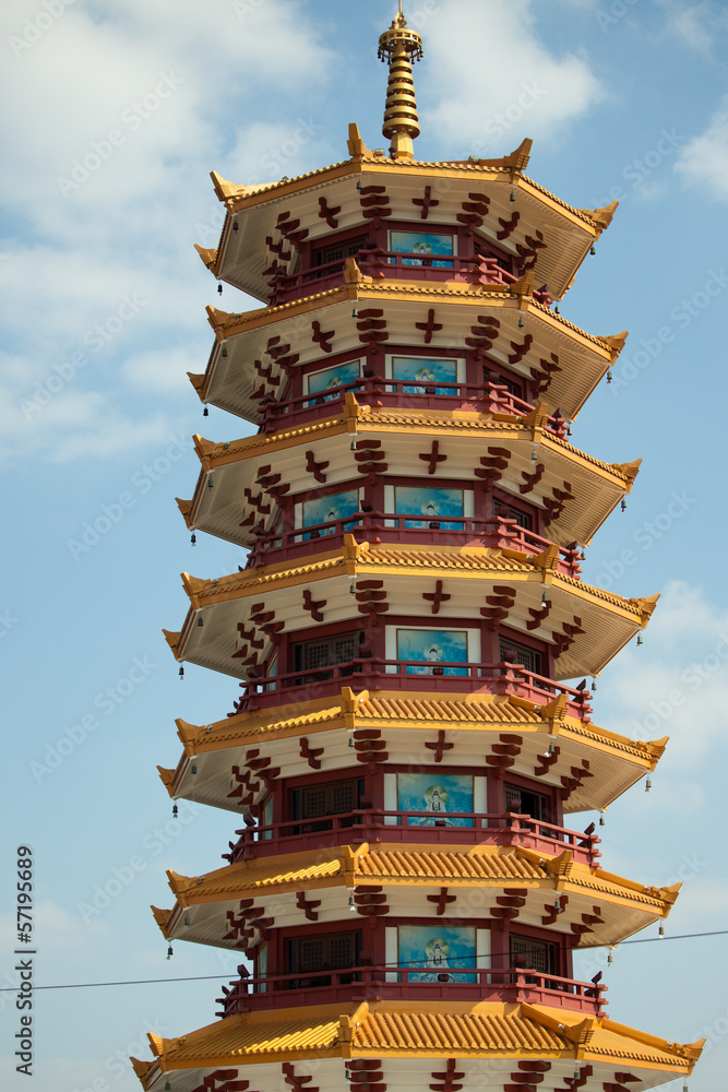 Obraz premium shanghai tempel