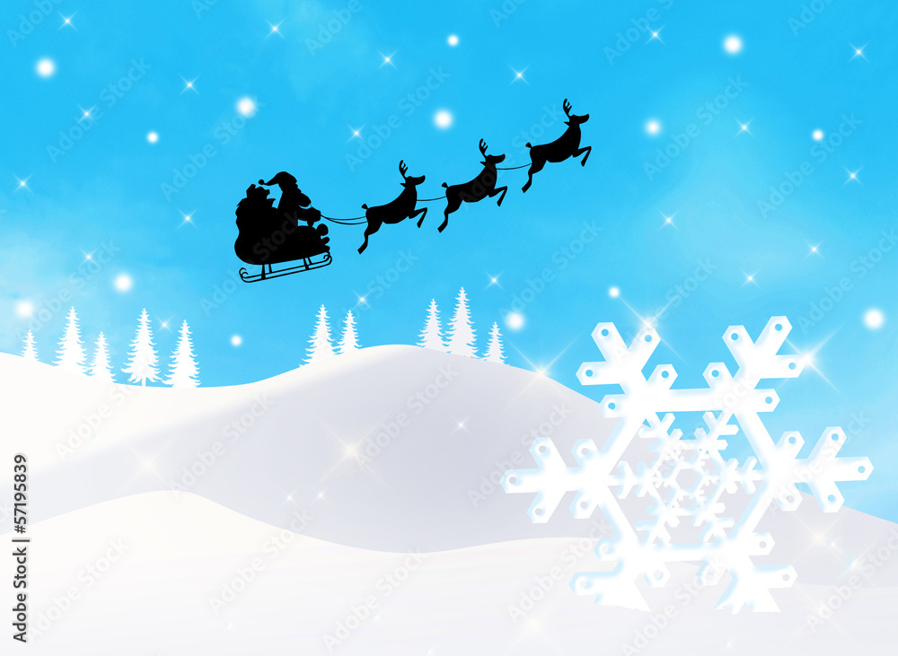 sleigh of Santa Claus sleigh of Santa Claus