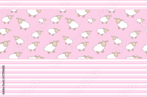 Abstract lamb background vector illustration