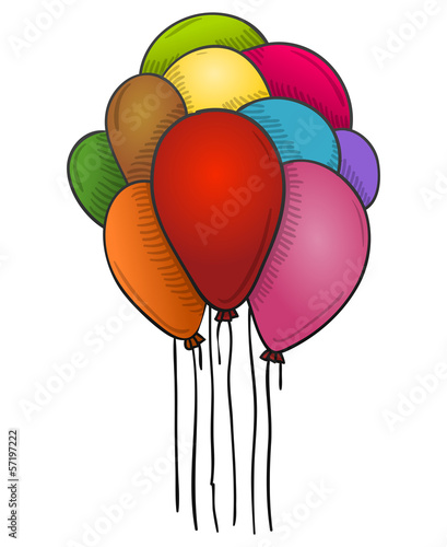 Floating Balloons