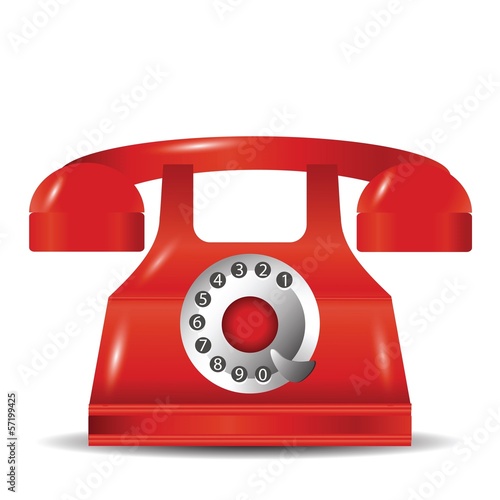 old red phone