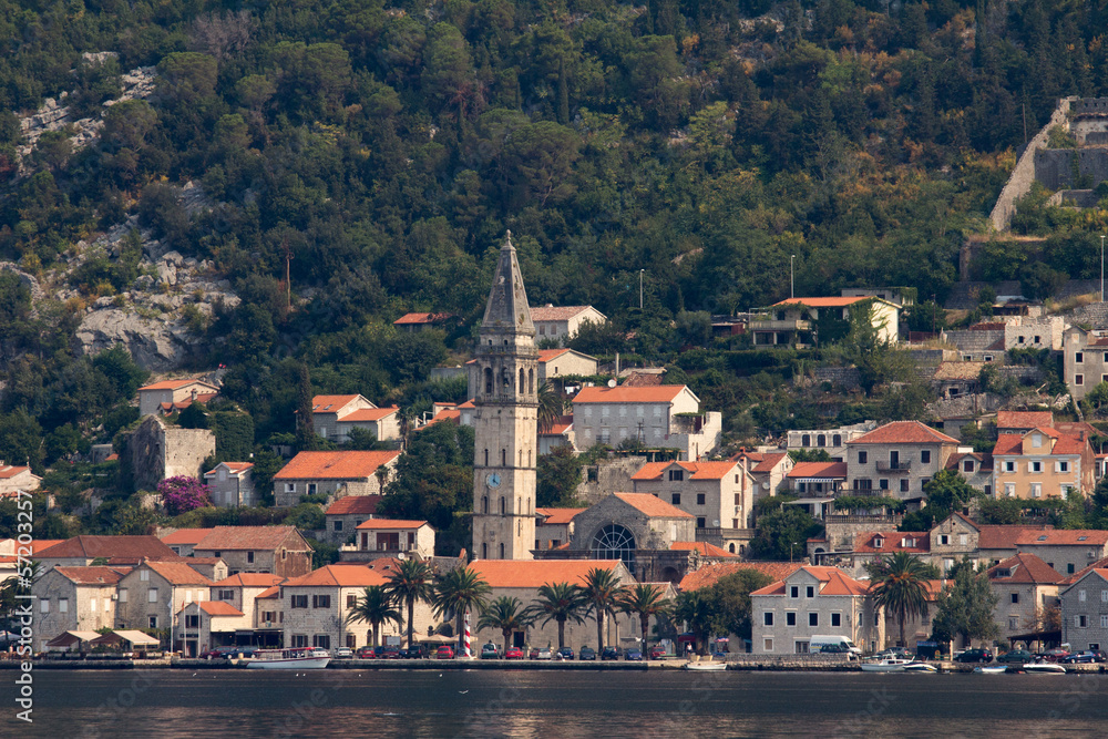 Budva, coastal town in Montenegro