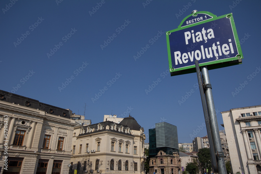 Revolution square, Bucharest, Romania