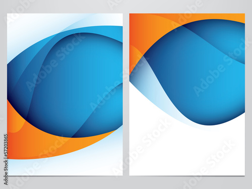 vector business brochure, flyer template