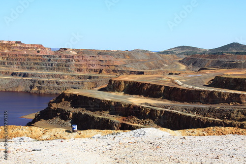 Corta Atalaya, the largest open pit mine in Europe photo