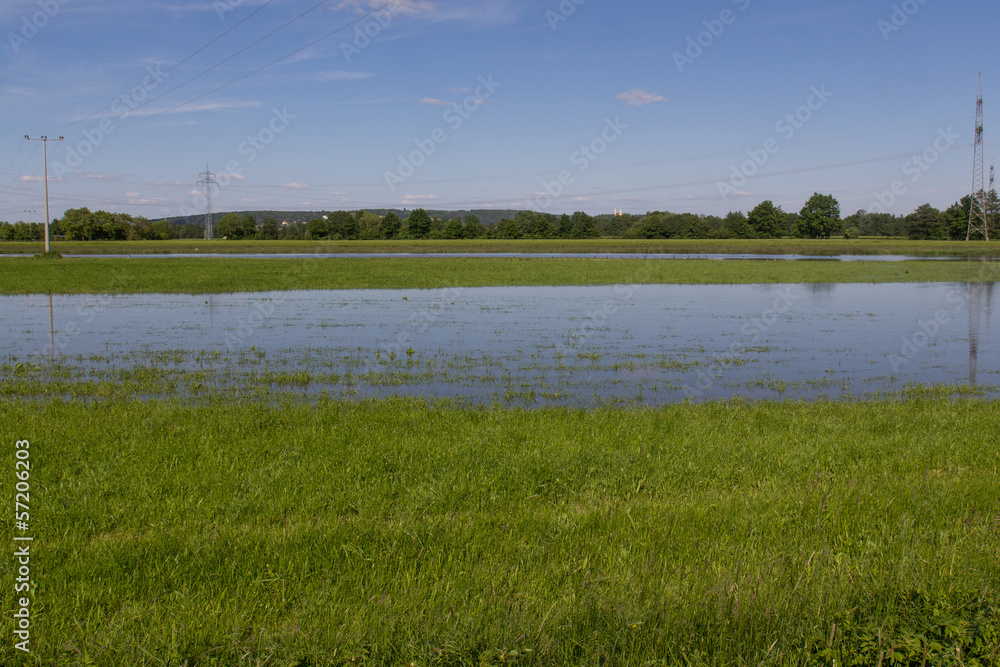 High water on bavarians fields High water on bavarians fields