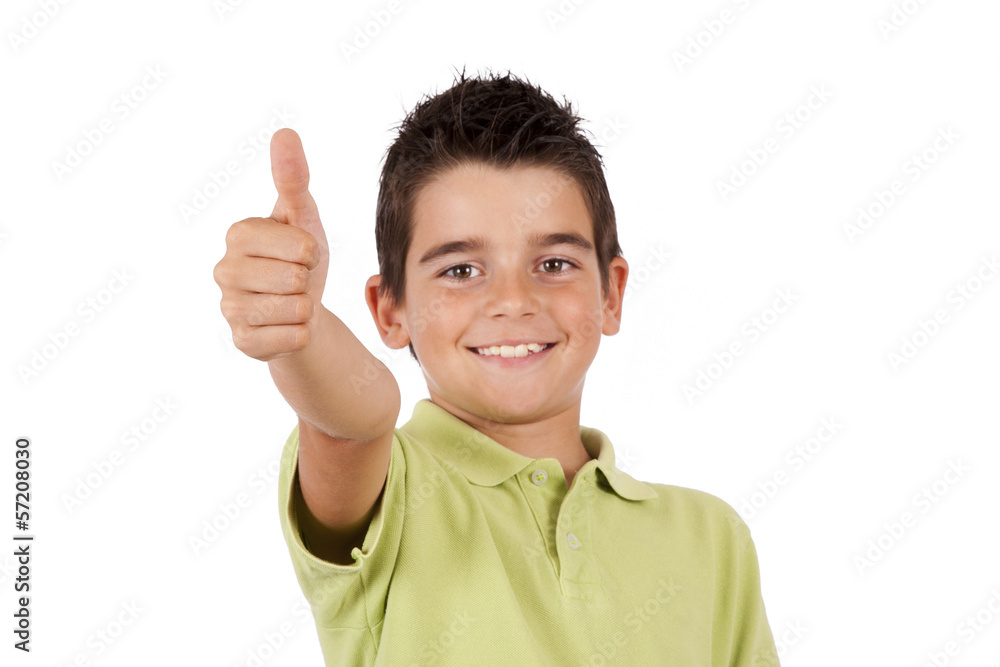 joven sonriendo con la aprobación joven sonriendo con la aprobación