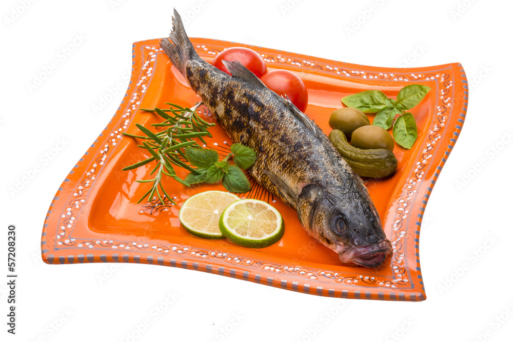 Roasted seabass Roasted seabass