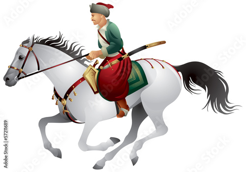 Cossack on the horse