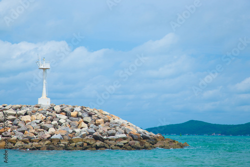 Fototapeta Naklejka Na Ścianę i Meble -  Coastal areas lighthouse.