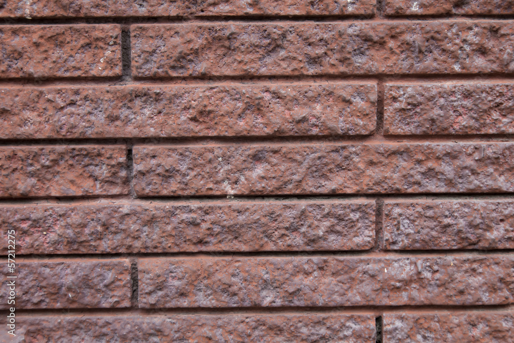 Brick wall. Brick wall.