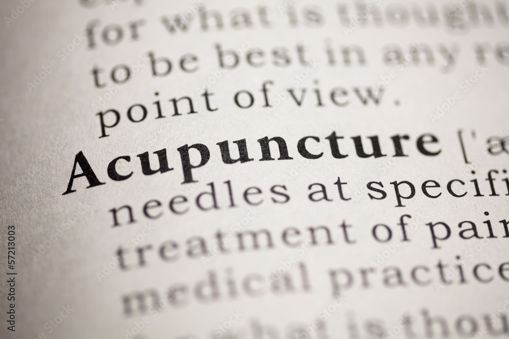 Fototapeta premium Acupuncture