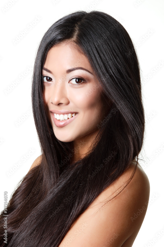 beauty woman portrait of young beautiful smiling girl with long beauty woman portrait of young beautiful smiling girl with long