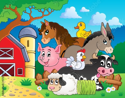 Farm animals topic image 3