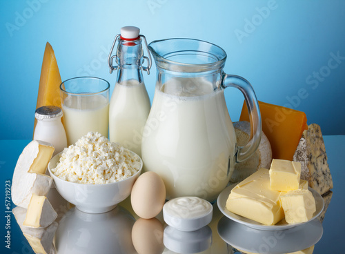 Dairy products, milk, cheese, egg, yogurt, sour cream