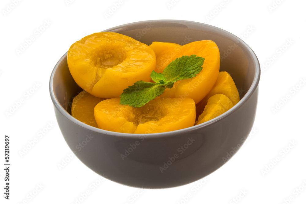 Marinated peaches Marinated peaches