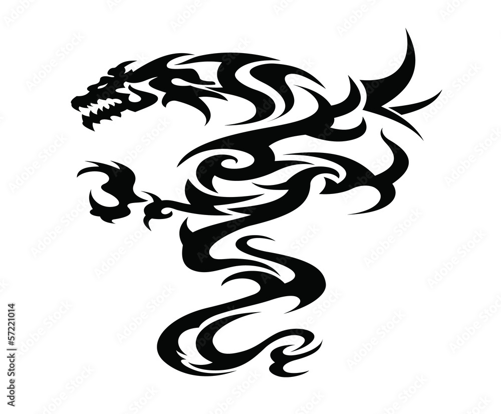 black dragon vector black dragon vector
