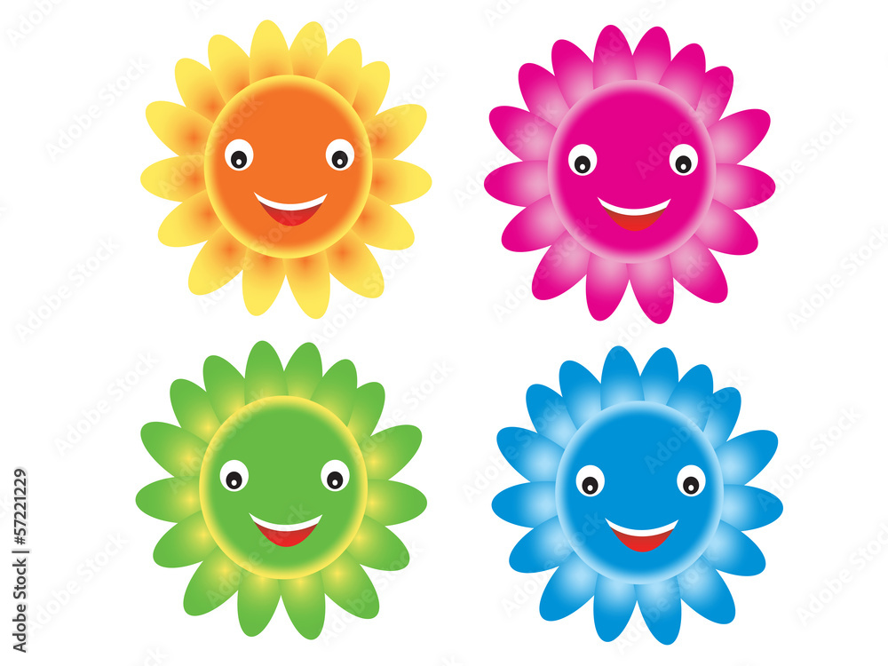 Abstract flower vector illustration