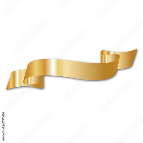 gold vector ribbons for your text